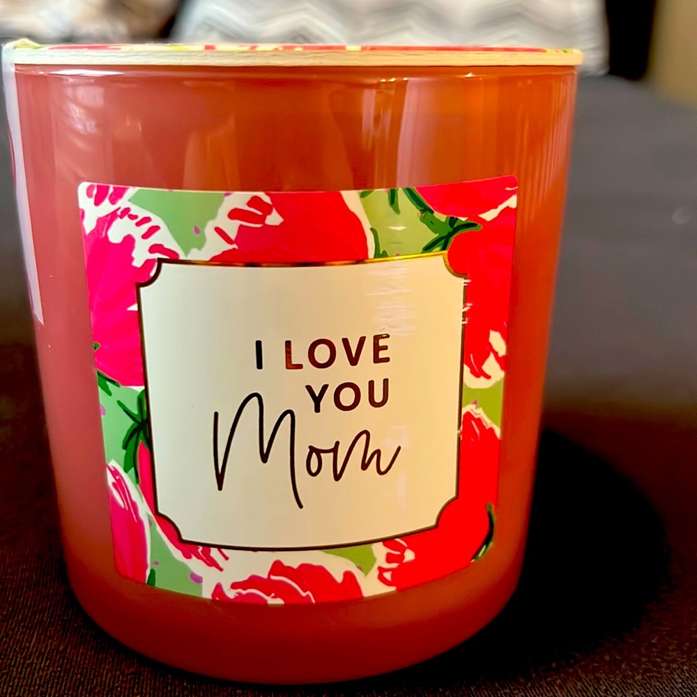 Opal house candle. Never used. Sparkling pink ginger scent